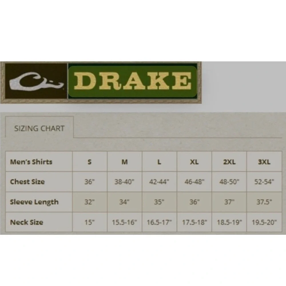 Drake Waterfowl DPF Fishing Shirt Mens Large White Short Sleeve Vented Button Up